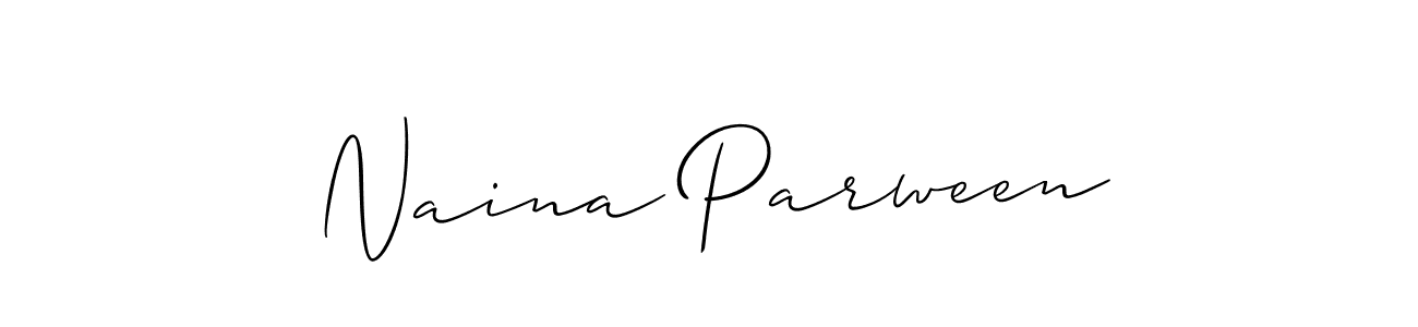 How to Draw Naina Parween signature style? Allison_Script is a latest design signature styles for name Naina Parween. Naina Parween signature style 2 images and pictures png