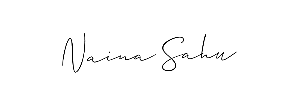 This is the best signature style for the Naina Sahu name. Also you like these signature font (Allison_Script). Mix name signature. Naina Sahu signature style 2 images and pictures png