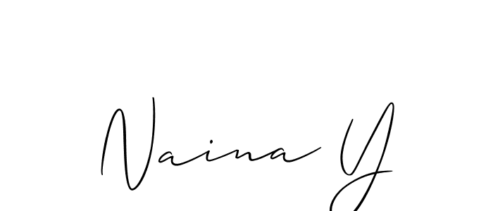 Here are the top 10 professional signature styles for the name Naina Y. These are the best autograph styles you can use for your name. Naina Y signature style 2 images and pictures png
