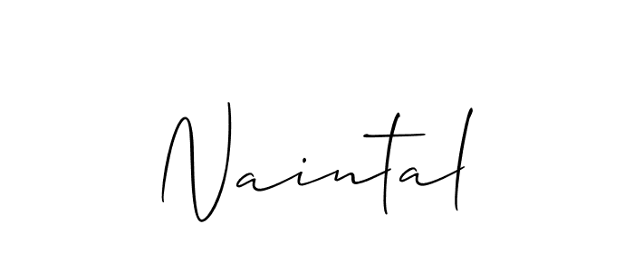 if you are searching for the best signature style for your name Naintal. so please give up your signature search. here we have designed multiple signature styles  using Allison_Script. Naintal signature style 2 images and pictures png