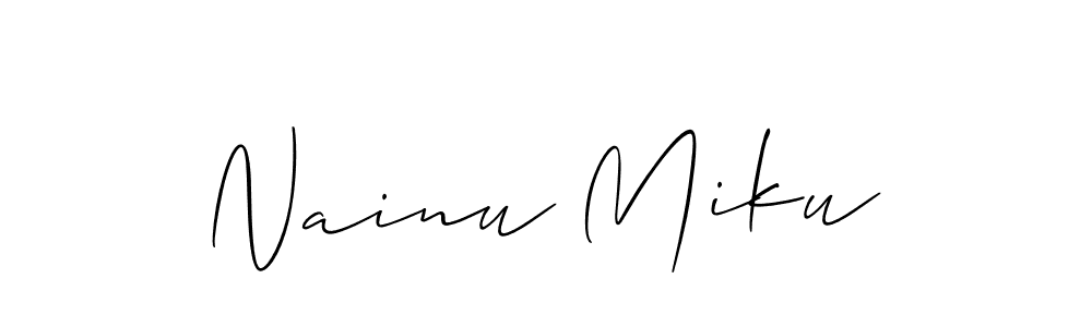 You can use this online signature creator to create a handwritten signature for the name Nainu Miku. This is the best online autograph maker. Nainu Miku signature style 2 images and pictures png