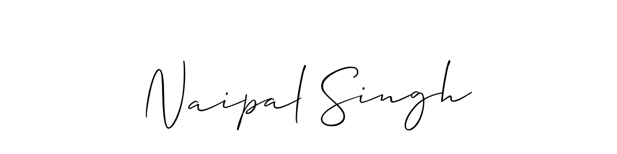 Naipal Singh stylish signature style. Best Handwritten Sign (Allison_Script) for my name. Handwritten Signature Collection Ideas for my name Naipal Singh. Naipal Singh signature style 2 images and pictures png