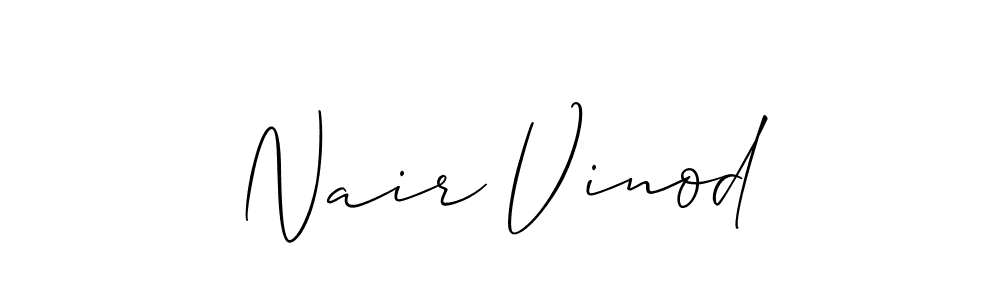 Here are the top 10 professional signature styles for the name Nair Vinod. These are the best autograph styles you can use for your name. Nair Vinod signature style 2 images and pictures png
