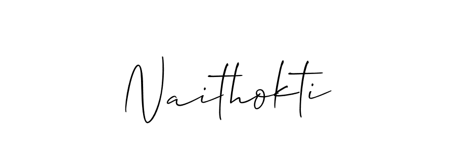 Best and Professional Signature Style for Naithokti. Allison_Script Best Signature Style Collection. Naithokti signature style 2 images and pictures png