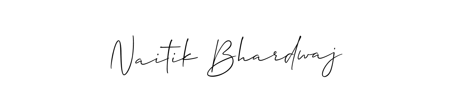 Once you've used our free online signature maker to create your best signature Allison_Script style, it's time to enjoy all of the benefits that Naitik Bhardwaj name signing documents. Naitik Bhardwaj signature style 2 images and pictures png