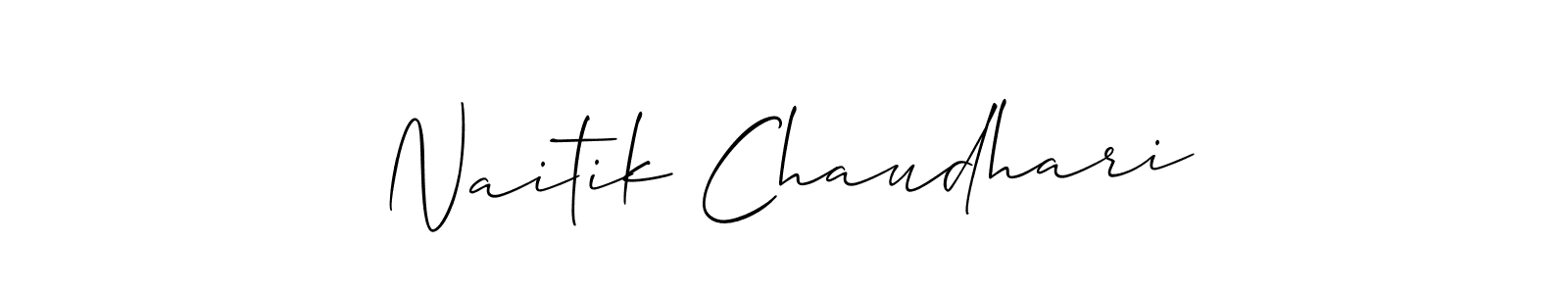 Here are the top 10 professional signature styles for the name Naitik Chaudhari. These are the best autograph styles you can use for your name. Naitik Chaudhari signature style 2 images and pictures png