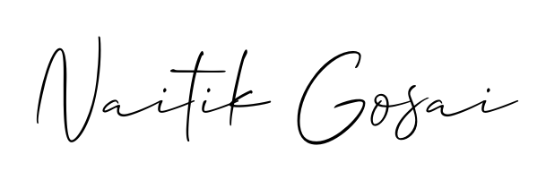 Stand out with a creative autograph for Naitik Gosai. The Allison_Script styling blends modern aesthetics with classic signature flourishes. Naitik Gosai signature style 2 images and pictures png