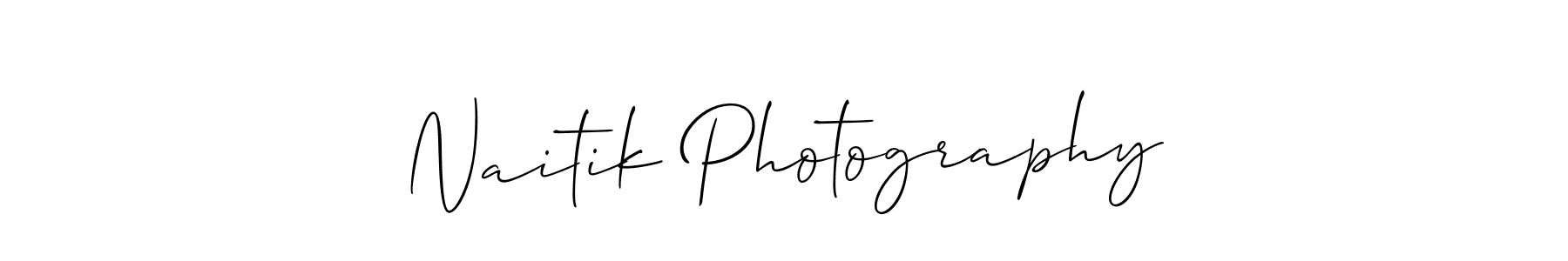 You should practise on your own different ways (Allison_Script) to write your name (Naitik Photography) in signature. don't let someone else do it for you. Naitik Photography signature style 2 images and pictures png