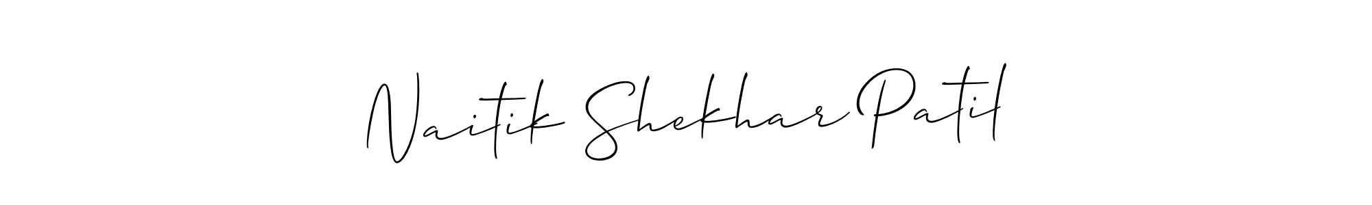 You can use this online signature creator to create a handwritten signature for the name Naitik Shekhar Patil. This is the best online autograph maker. Naitik Shekhar Patil signature style 2 images and pictures png