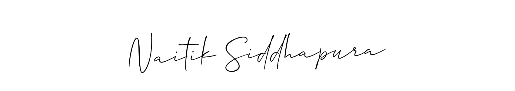 Once you've used our free online signature maker to create your best signature Allison_Script style, it's time to enjoy all of the benefits that Naitik Siddhapura name signing documents. Naitik Siddhapura signature style 2 images and pictures png