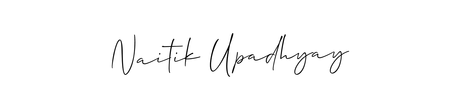 Best and Professional Signature Style for Naitik Upadhyay. Allison_Script Best Signature Style Collection. Naitik Upadhyay signature style 2 images and pictures png