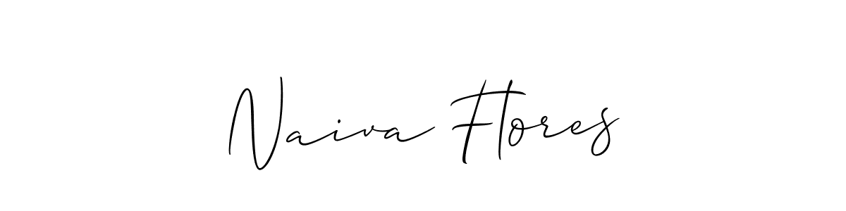 Check out images of Autograph of Naiva Flores name. Actor Naiva Flores Signature Style. Allison_Script is a professional sign style online. Naiva Flores signature style 2 images and pictures png