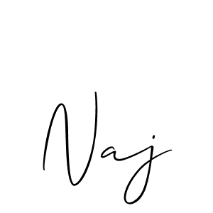 Here are the top 10 professional signature styles for the name Naj. These are the best autograph styles you can use for your name. Naj signature style 2 images and pictures png
