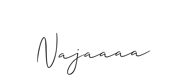 Make a short Najaaaa signature style. Manage your documents anywhere anytime using Allison_Script. Create and add eSignatures, submit forms, share and send files easily. Najaaaa signature style 2 images and pictures png