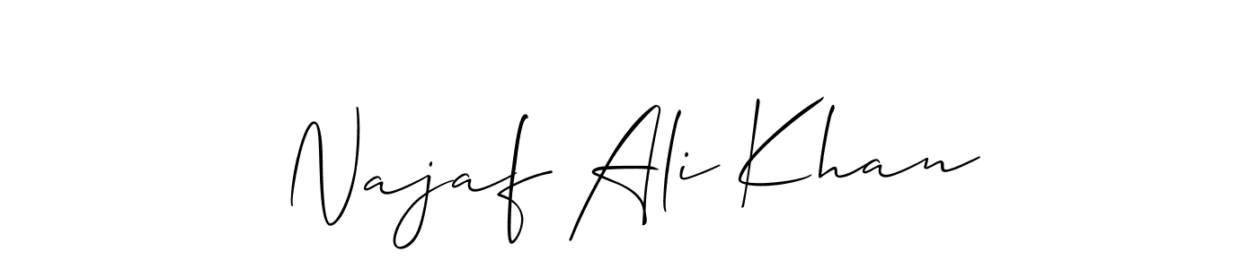 Make a beautiful signature design for name Najaf Ali Khan. Use this online signature maker to create a handwritten signature for free. Najaf Ali Khan signature style 2 images and pictures png