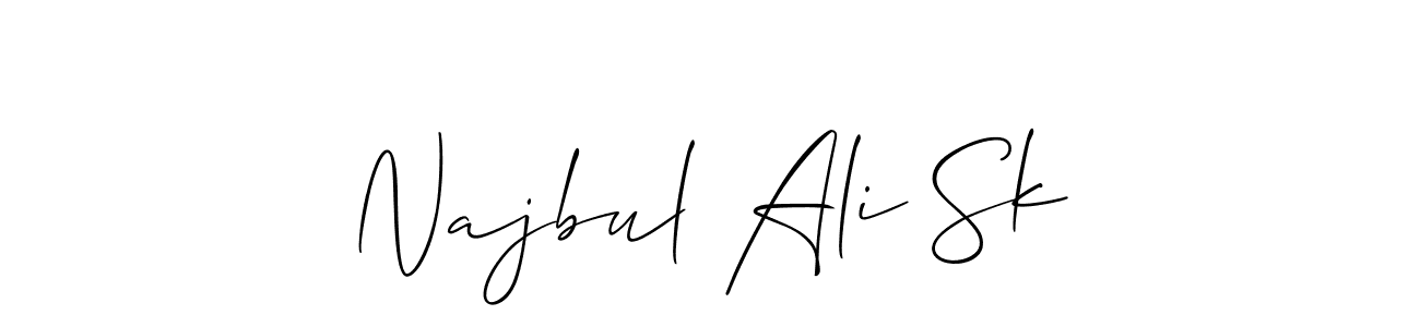 Once you've used our free online signature maker to create your best signature Allison_Script style, it's time to enjoy all of the benefits that Najbul Ali Sk name signing documents. Najbul Ali Sk signature style 2 images and pictures png
