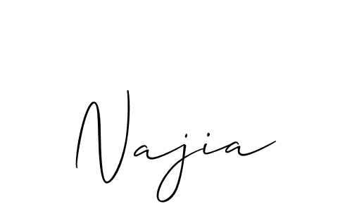 Najia stylish signature style. Best Handwritten Sign (Allison_Script) for my name. Handwritten Signature Collection Ideas for my name Najia. Najia signature style 2 images and pictures png