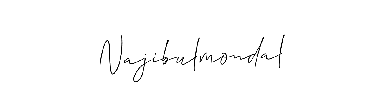 Once you've used our free online signature maker to create your best signature Allison_Script style, it's time to enjoy all of the benefits that Najibulmondal name signing documents. Najibulmondal signature style 2 images and pictures png