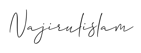 Quickly download Najirulislam name signature in high-resolution PNG using Allison_Script style. Ready to insert into PDFs and online applications. Najirulislam signature style 2 images and pictures png