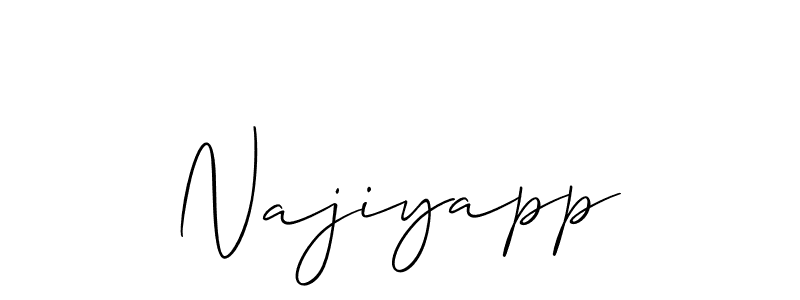 This is the best signature style for the Najiyapp name. Also you like these signature font (Allison_Script). Mix name signature. Najiyapp signature style 2 images and pictures png