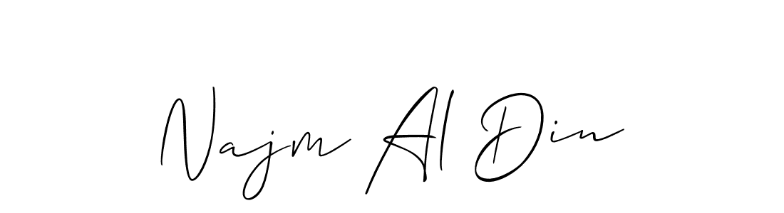 Once you've used our free online signature maker to create your best signature Allison_Script style, it's time to enjoy all of the benefits that Najm Al Din name signing documents. Najm Al Din signature style 2 images and pictures png