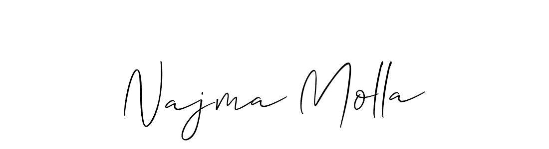 Here are the top 10 professional signature styles for the name Najma Molla. These are the best autograph styles you can use for your name. Najma Molla signature style 2 images and pictures png