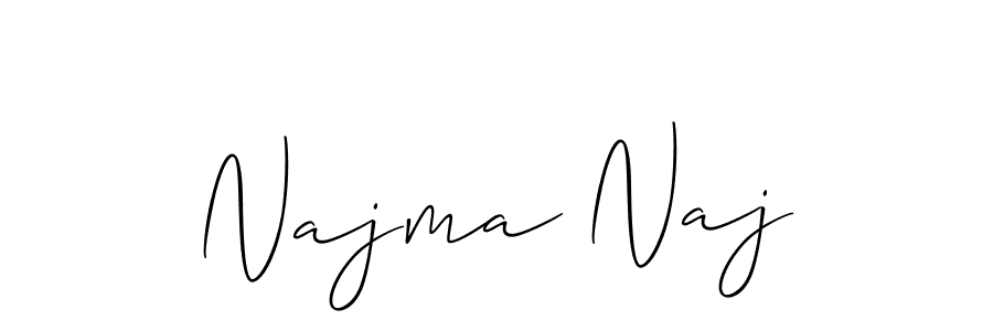 This is the best signature style for the Najma Naj name. Also you like these signature font (Allison_Script). Mix name signature. Najma Naj signature style 2 images and pictures png