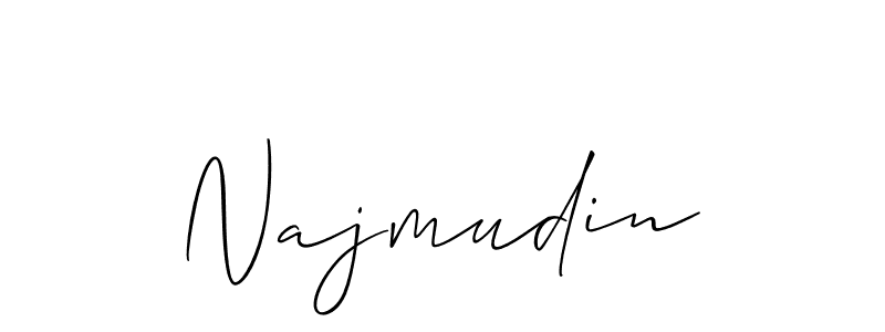 Best and Professional Signature Style for Najmudin. Allison_Script Best Signature Style Collection. Najmudin signature style 2 images and pictures png