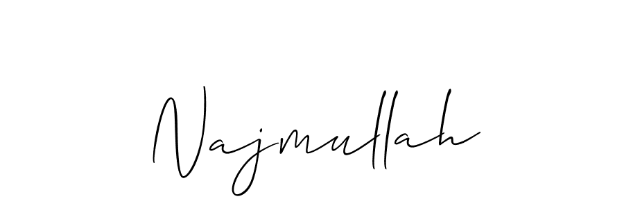 Similarly Allison_Script is the best handwritten signature design. Signature creator online .You can use it as an online autograph creator for name Najmullah. Najmullah signature style 2 images and pictures png