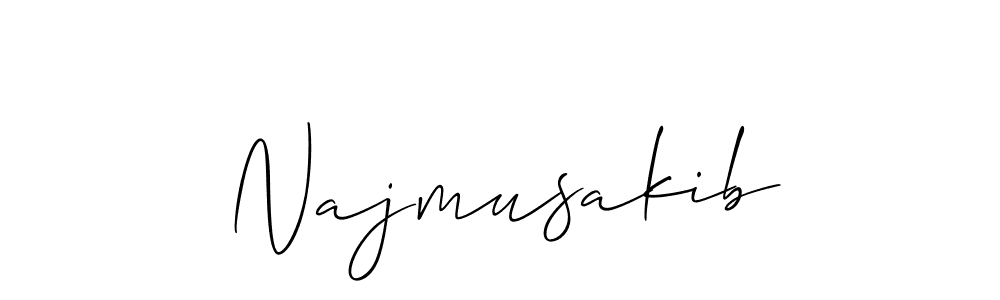 This is the best signature style for the Najmusakib name. Also you like these signature font (Allison_Script). Mix name signature. Najmusakib signature style 2 images and pictures png