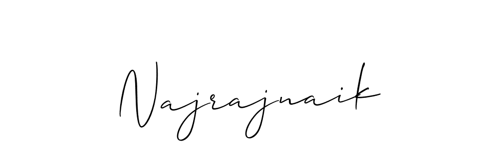 It looks lik you need a new signature style for name Najrajnaik. Design unique handwritten (Allison_Script) signature with our free signature maker in just a few clicks. Najrajnaik signature style 2 images and pictures png