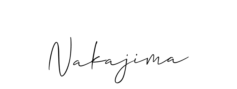 Allison_Script is a professional signature style that is perfect for those who want to add a touch of class to their signature. It is also a great choice for those who want to make their signature more unique. Get Nakajima name to fancy signature for free. Nakajima signature style 2 images and pictures png