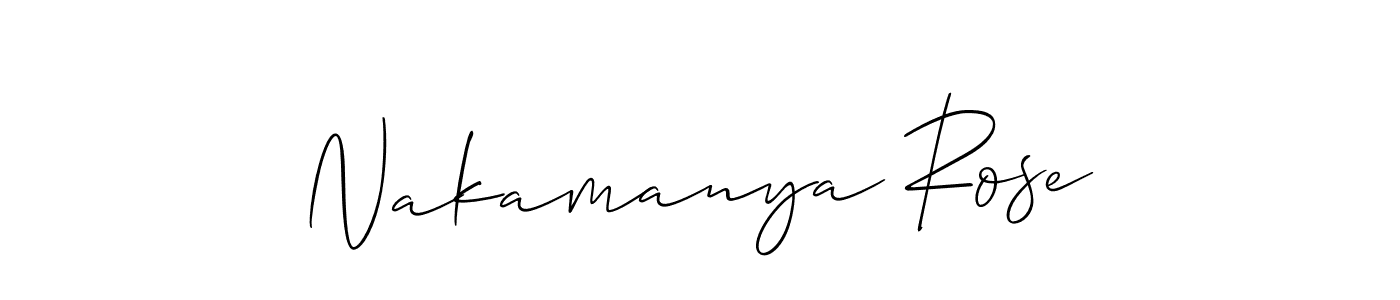 This is the best signature style for the Nakamanya Rose name. Also you like these signature font (Allison_Script). Mix name signature. Nakamanya Rose signature style 2 images and pictures png