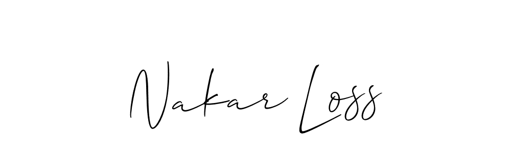 You can use this online signature creator to create a handwritten signature for the name Nakar Loss. This is the best online autograph maker. Nakar Loss signature style 2 images and pictures png