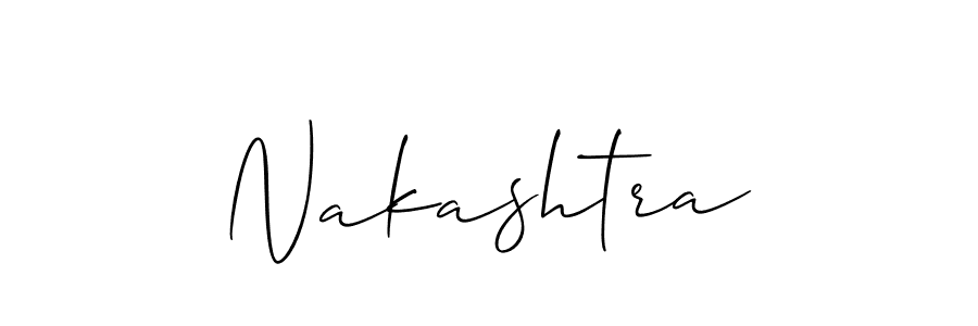 Nakashtra stylish signature style. Best Handwritten Sign (Allison_Script) for my name. Handwritten Signature Collection Ideas for my name Nakashtra. Nakashtra signature style 2 images and pictures png