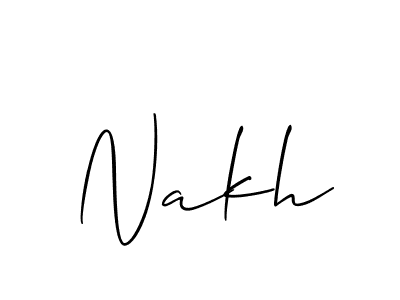 Make a short Nakh signature style. Manage your documents anywhere anytime using Allison_Script. Create and add eSignatures, submit forms, share and send files easily. Nakh signature style 2 images and pictures png