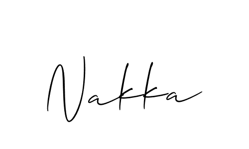 Once you've used our free online signature maker to create your best signature Allison_Script style, it's time to enjoy all of the benefits that Nakka name signing documents. Nakka signature style 2 images and pictures png