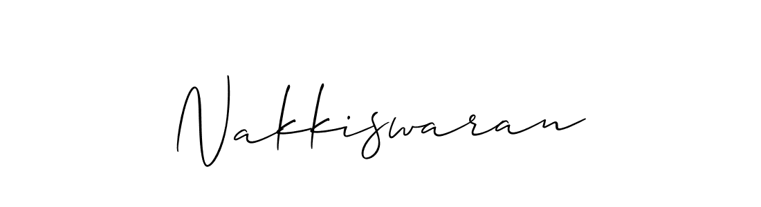 Nakkiswaran stylish signature style. Best Handwritten Sign (Allison_Script) for my name. Handwritten Signature Collection Ideas for my name Nakkiswaran. Nakkiswaran signature style 2 images and pictures png