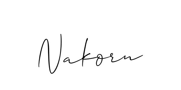 Best and Professional Signature Style for Nakorn. Allison_Script Best Signature Style Collection. Nakorn signature style 2 images and pictures png