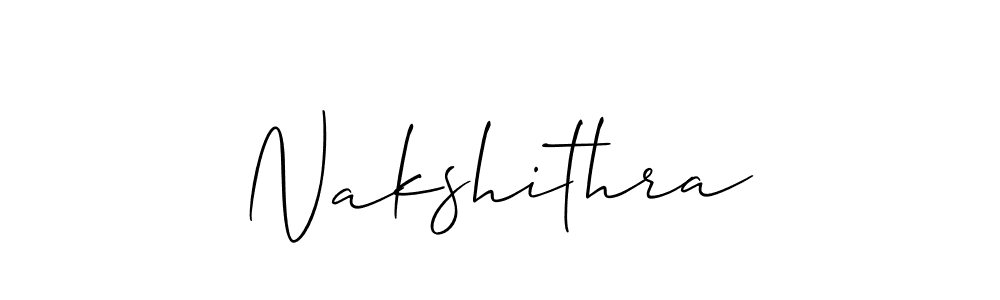 if you are searching for the best signature style for your name Nakshithra. so please give up your signature search. here we have designed multiple signature styles  using Allison_Script. Nakshithra signature style 2 images and pictures png