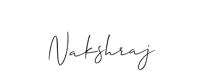 Make a beautiful signature design for name Nakshraj. Use this online signature maker to create a handwritten signature for free. Nakshraj signature style 2 images and pictures png