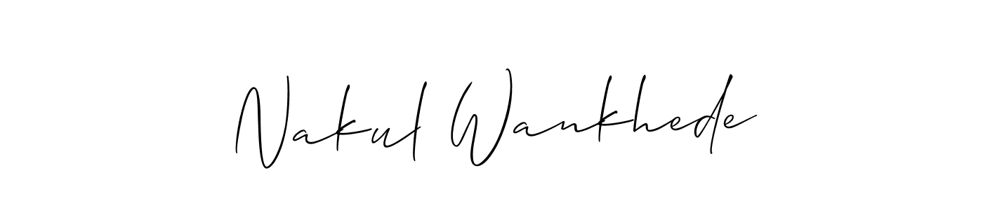 Here are the top 10 professional signature styles for the name Nakul Wankhede. These are the best autograph styles you can use for your name. Nakul Wankhede signature style 2 images and pictures png