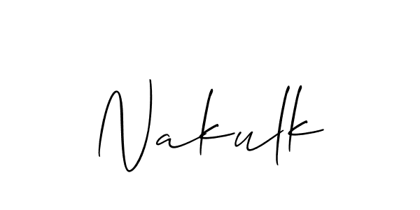 Also we have Nakulk name is the best signature style. Create professional handwritten signature collection using Allison_Script autograph style. Nakulk signature style 2 images and pictures png