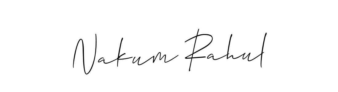 Similarly Allison_Script is the best handwritten signature design. Signature creator online .You can use it as an online autograph creator for name Nakum Rahul. Nakum Rahul signature style 2 images and pictures png