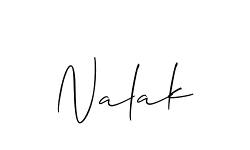 Nalak stylish signature style. Best Handwritten Sign (Allison_Script) for my name. Handwritten Signature Collection Ideas for my name Nalak. Nalak signature style 2 images and pictures png