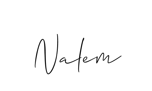 Check out images of Autograph of Nalem name. Actor Nalem Signature Style. Allison_Script is a professional sign style online. Nalem signature style 2 images and pictures png