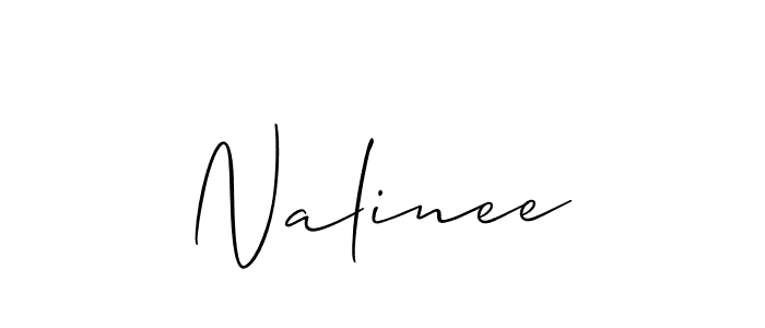 Once you've used our free online signature maker to create your best signature Allison_Script style, it's time to enjoy all of the benefits that Nalinee name signing documents. Nalinee signature style 2 images and pictures png