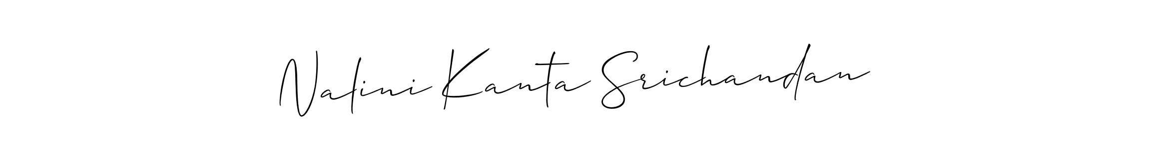 Nalini Kanta Srichandan stylish signature style. Best Handwritten Sign (Allison_Script) for my name. Handwritten Signature Collection Ideas for my name Nalini Kanta Srichandan. Nalini Kanta Srichandan signature style 2 images and pictures png