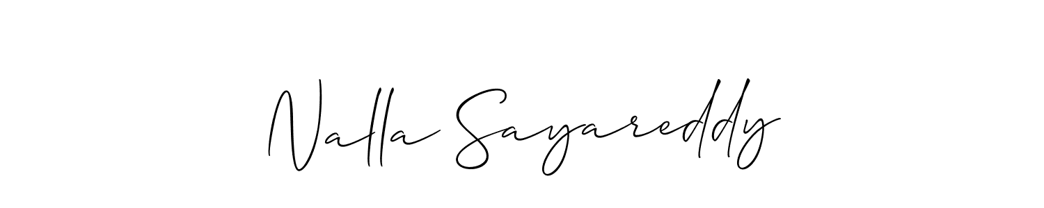 Check out images of Autograph of Nalla Sayareddy name. Actor Nalla Sayareddy Signature Style. Allison_Script is a professional sign style online. Nalla Sayareddy signature style 2 images and pictures png