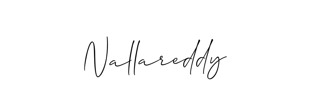 Best and Professional Signature Style for Nallareddy. Allison_Script Best Signature Style Collection. Nallareddy signature style 2 images and pictures png